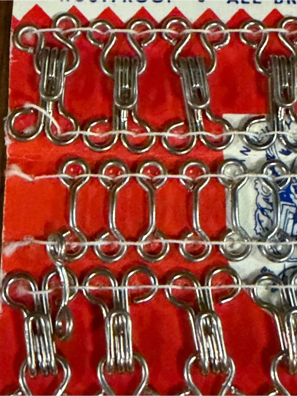 Vintage Prims Hooks Eyes & Loops Size 3 NOS 14 Sets 35¢ Card Made England